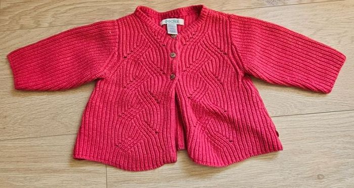 Gilet rose "Obaïbi" 6M