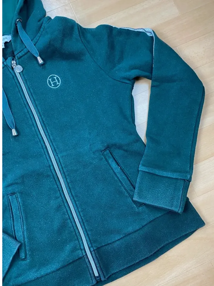 Gilet / Sweat Harcour – Vert – Taille XS - photo numéro 3