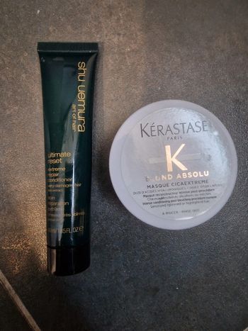 Lot soins Kérastase et shu uemura