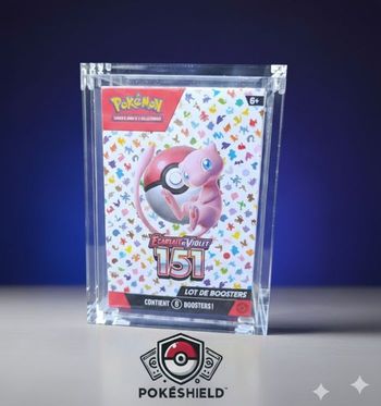 🔒 Protection Acrylique Magnétique – Bundle Pokémon (6 Boosters)