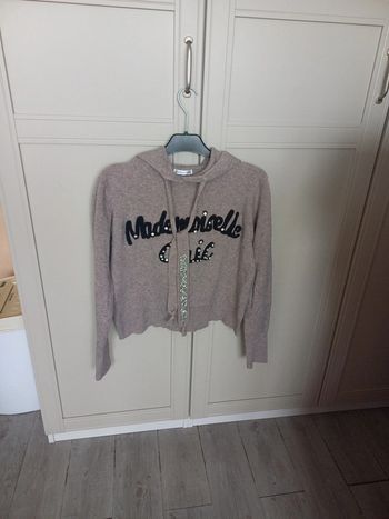 Pull femme à capuche