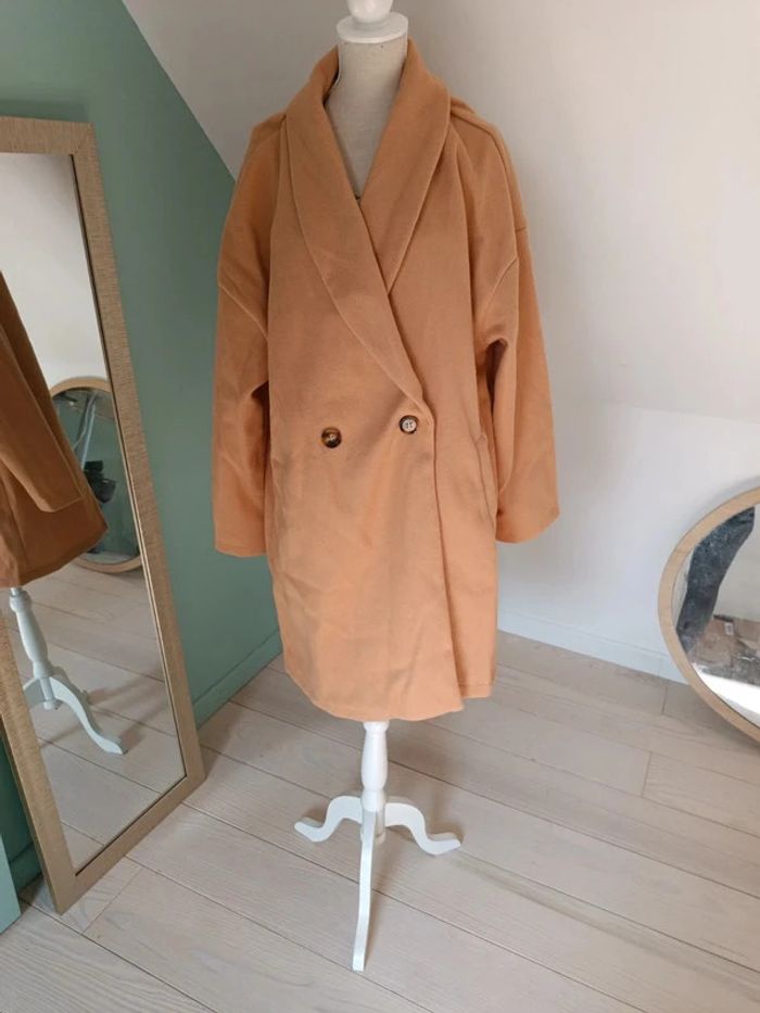 Trench marron mi-saison - photo numéro 4