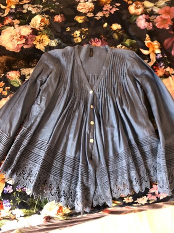 Chemise plissée Naf Naf