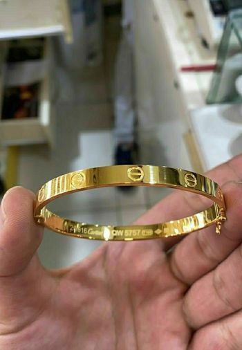 Bracelet  Love diamant Cartier en plaqué or jaune