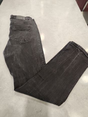 Jean noir délavé – Kiabi – Taille 44 – Coupe regular