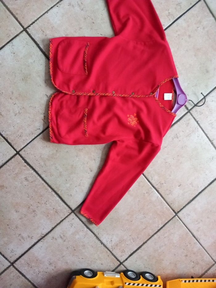 Veste gilet T138 coton 8ans - photo numéro 2