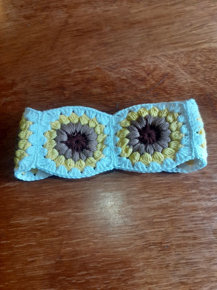 Bandeau granny tournesol