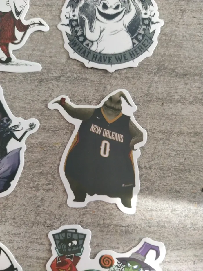 Lot de stickers autocollant sur le thème de l'étrange Noël de monsieur jack (lot E) - photo numéro 4