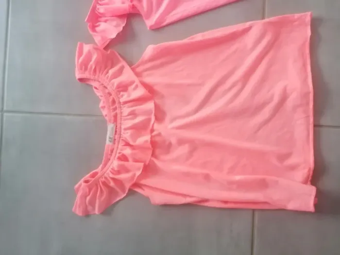 Débardeur x2 fluo H&M  #10ans_krocaro - photo numéro 2