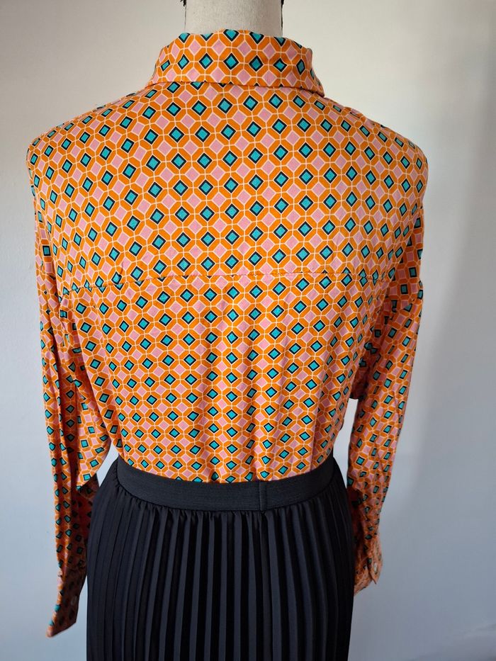 Chemise, chemisier orange Zara - photo numéro 6