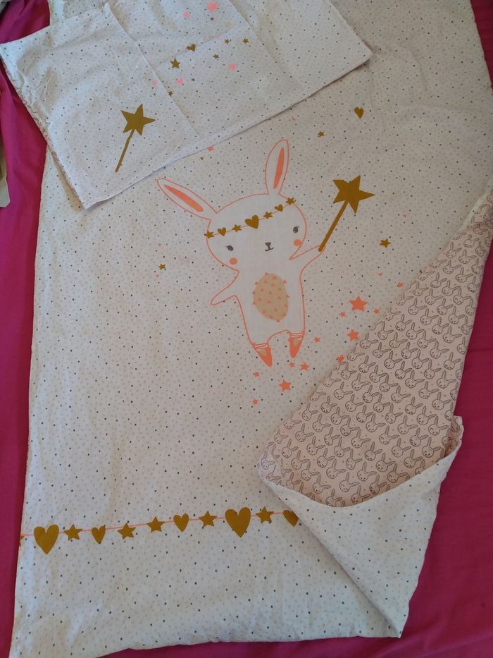 Ensemble de lit bébé vert baudet - photo numéro 2