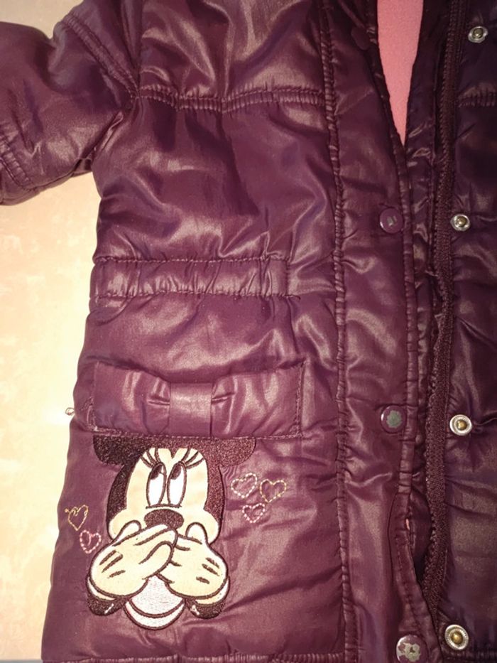 Magnifique manteau polaire Chaud Minnie 3/4 ans - photo numéro 2