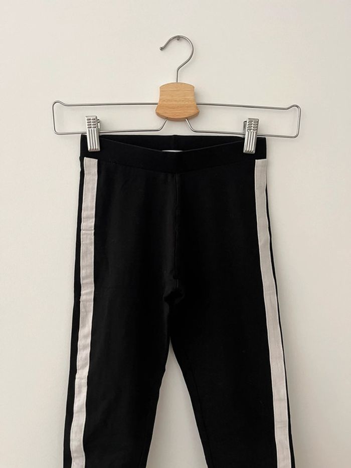 legging à rayure blanche