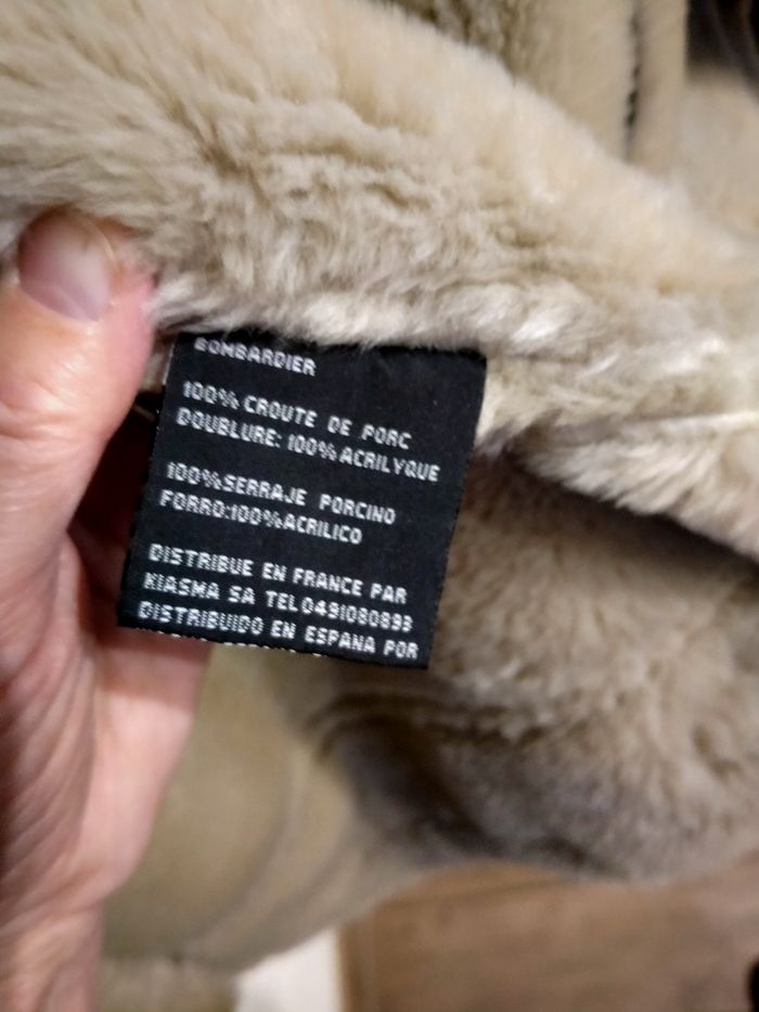 Blouson bombardier cuir - photo numéro 3