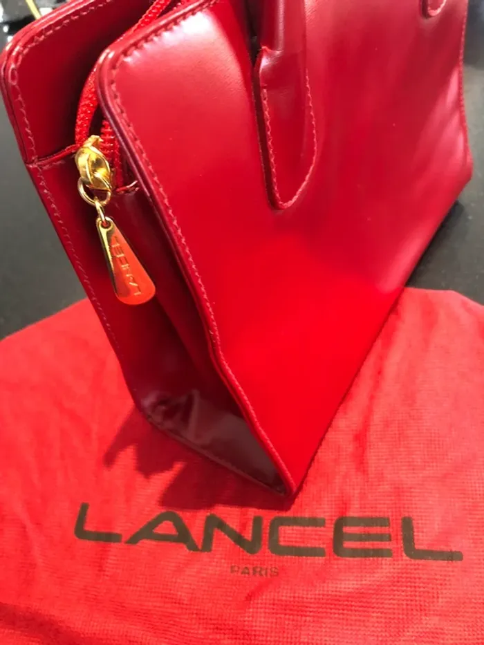 Sac Lancel rouge - photo numéro 3