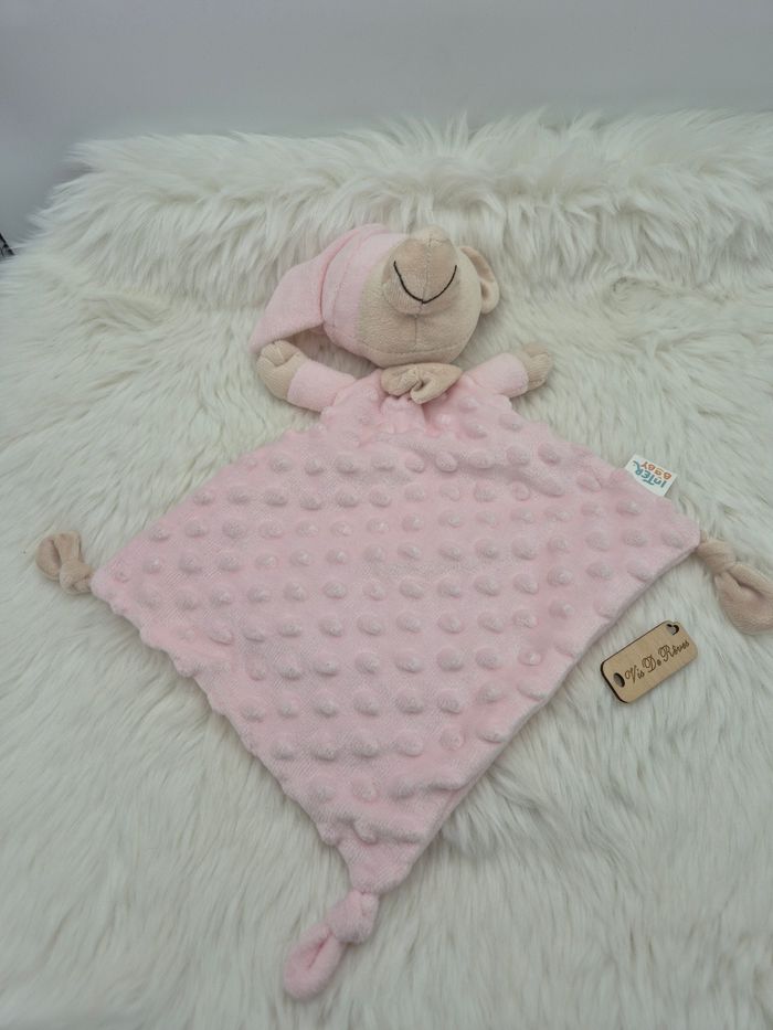 Doudou Ours rose beige InterBaby