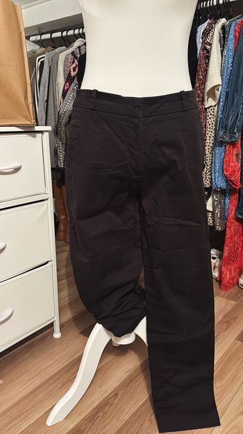 Pantalon droit noir classique Camaïeu T40