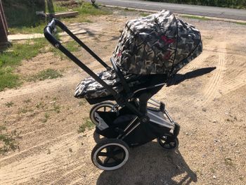 Poussette cybex Butterfly + coque et base isofix