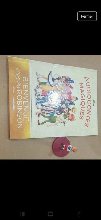 Numero 75 collection des audiocontes Magiques Disney altaya livre et figurine audio compte