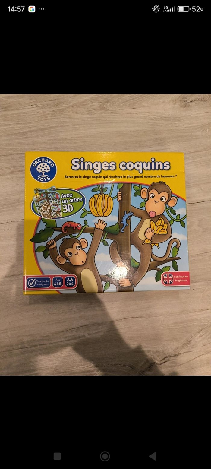 Jeux singes coquins