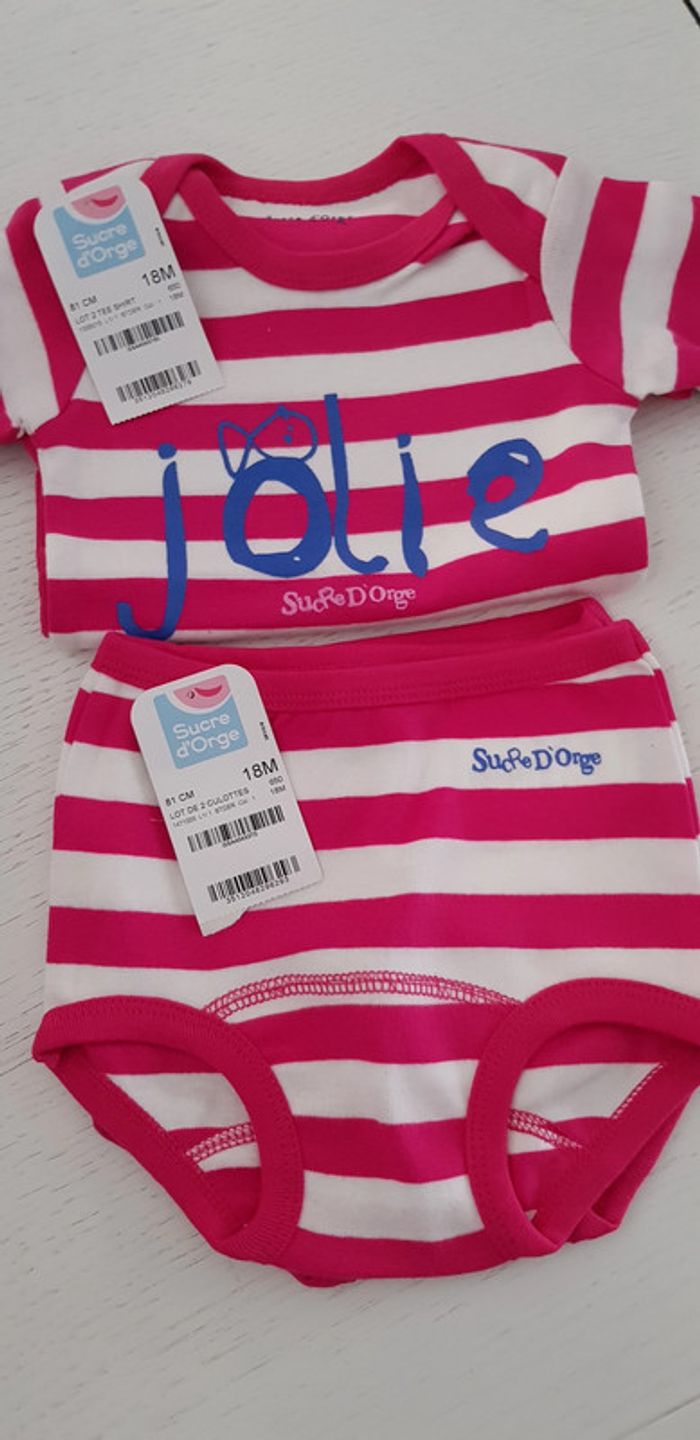 Lot tee shirt culotte