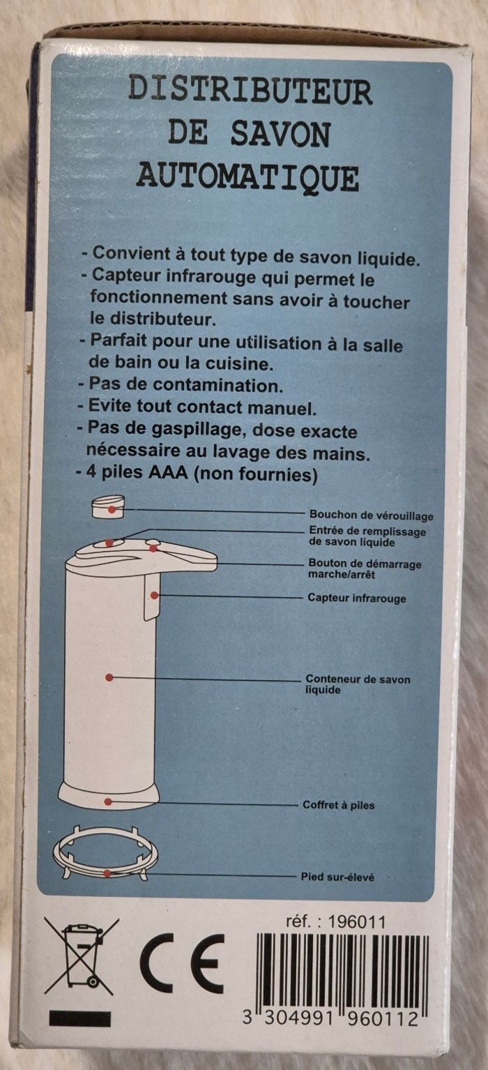 Distributeur de savon automatique - photo numéro 3