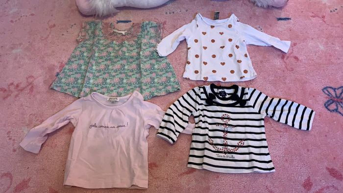 Lot de 3 tee shirt taille 6 mois