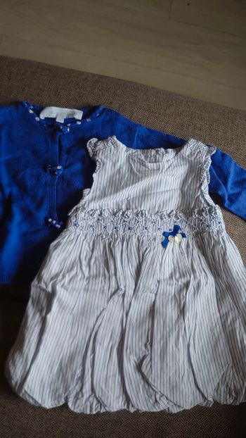 Ensemble robe et gilet Tartine et Chocolat