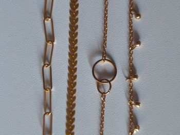 Bracelets fantaisie dorés
