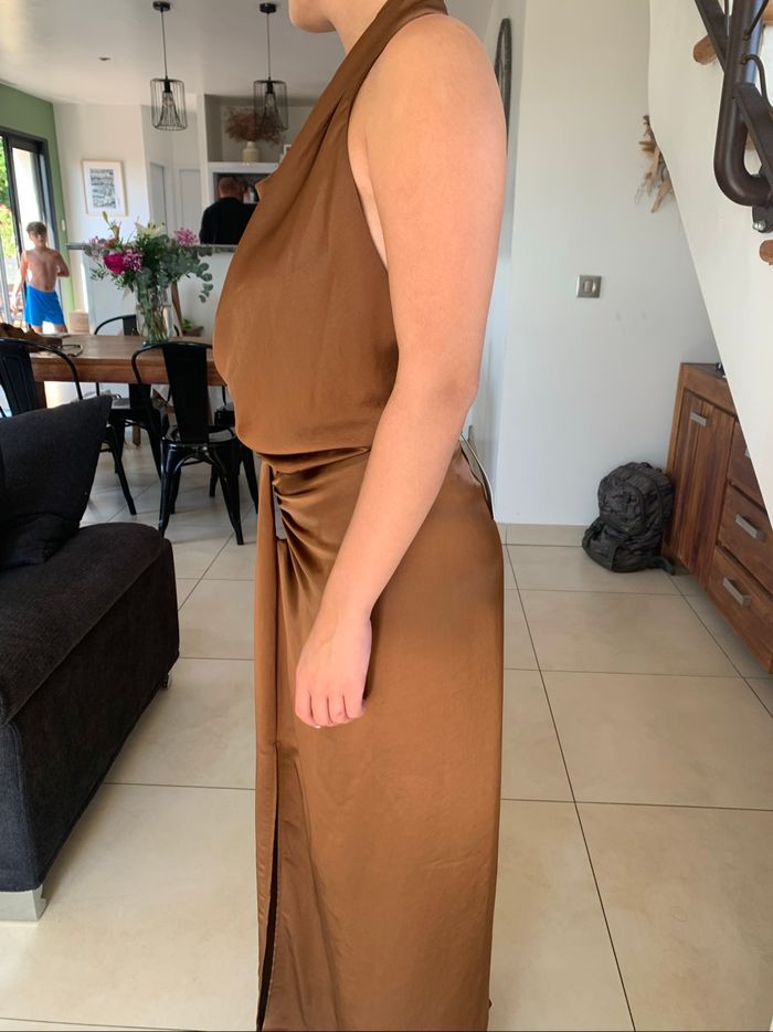 Robe cérémonie zara neuve avec étiquette taille M - photo numéro 3