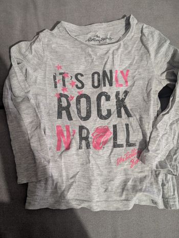 Tshirt manche longue the rolling stones 3 ans