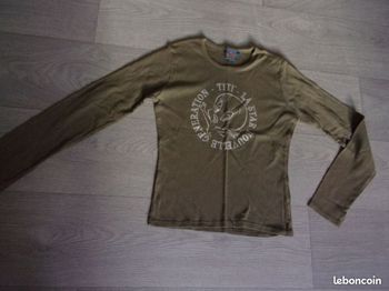 Tee shirt LOONEY TUNES TITI STAR kaki taille M/L TBE