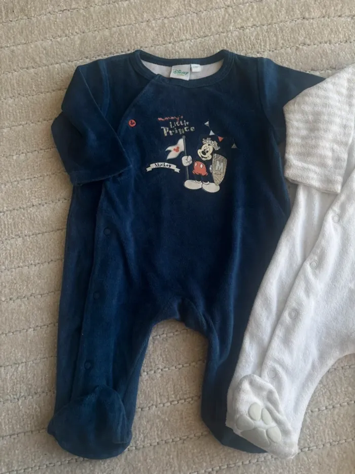 Lot de 2 pyjamas bébé Disney baby 3M - photo numéro 4