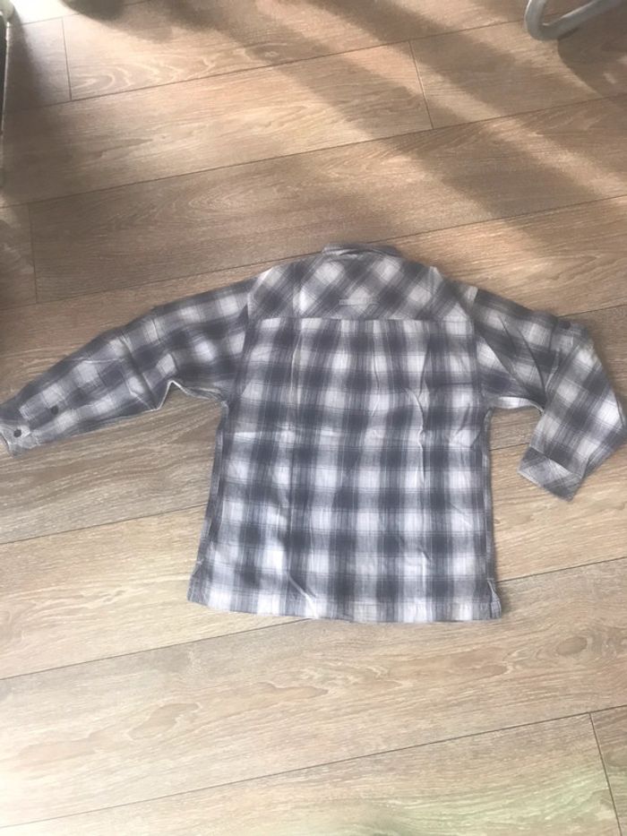 Chemise manches longues à carreaux - photo numéro 3