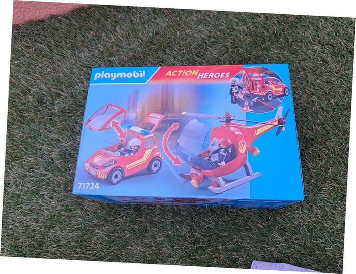 Playmobil pompier 71724 neuf non ouvert avec boîte. - photo numéro 3