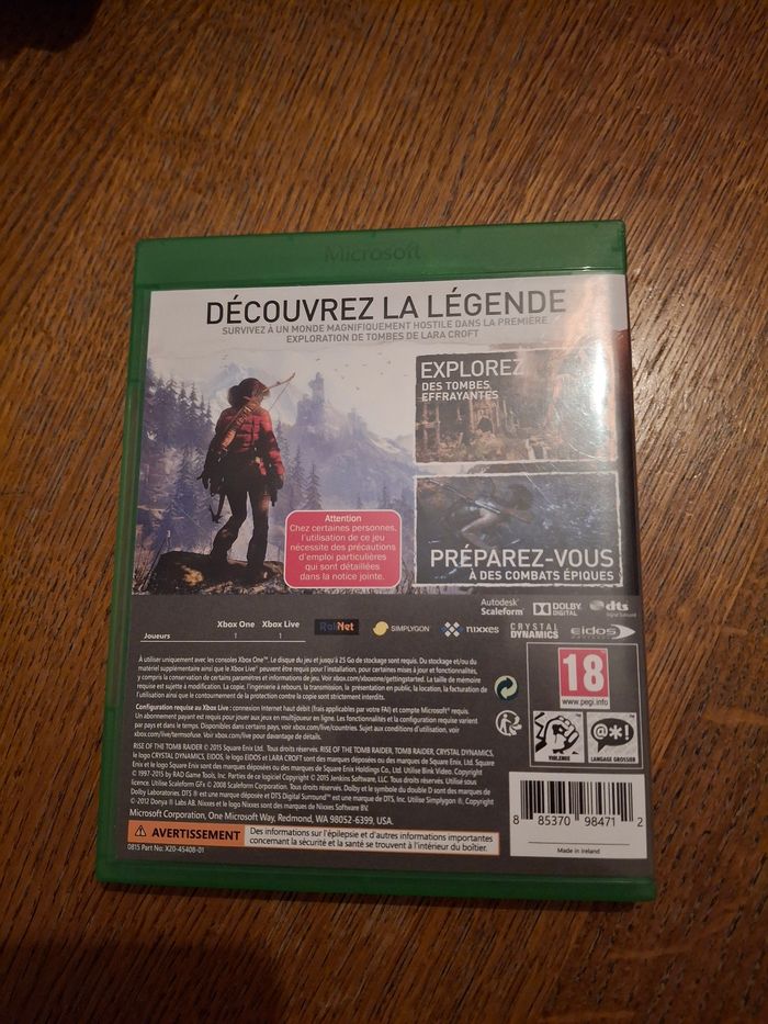 Jeu xbox one rise of tomb raider - photo numéro 2