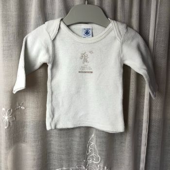 T-shirt bouclette 3 mois Petit Bateau