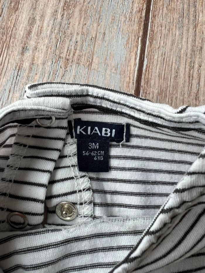 T-shirt marinière 3 mois - photo numéro 3