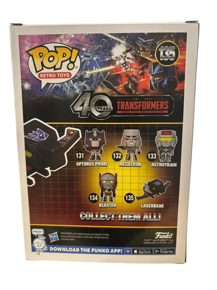 Figurine Funko Pop Transformers 40 years Laserbreak 135 neuf - photo numéro 2