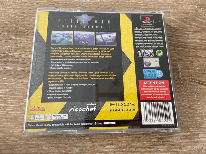 Firestorm thunderhawk 2 ps1 - photo numéro 4