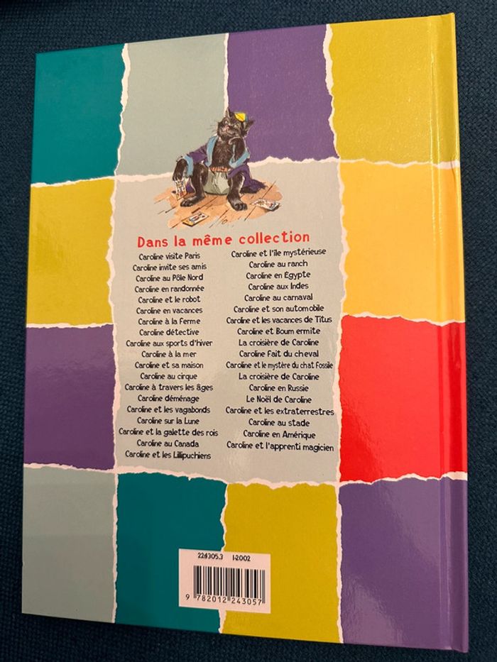 Livre bd album bords multicolores rare Caroline et l’apprenti magicien sorcier Pierre Probst - photo numéro 2