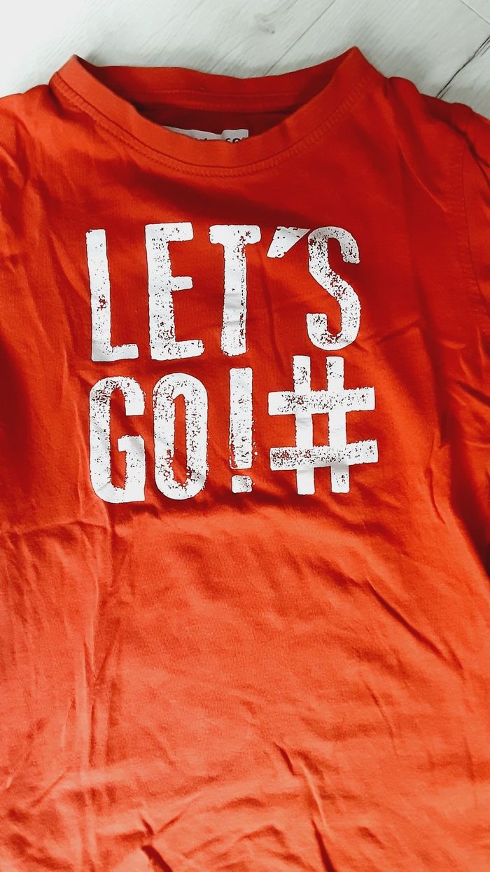 Vêtement garçon tee-shirt manches longues rouge In extenso 5 ans - photo numéro 2