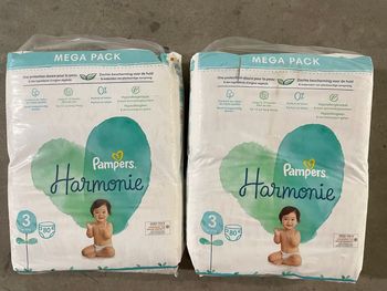 45€ les 160 couches Pampers Harmonie T3 (6 - 10 kg)