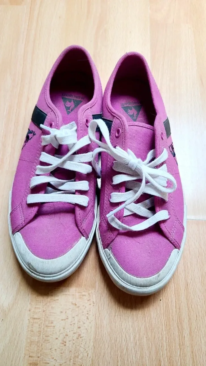 Baskets rose Le Coq Sportif taille 38 - photo numéro 2