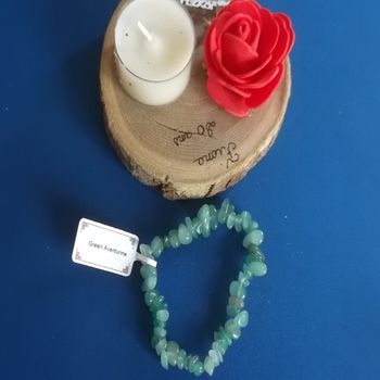 bracelet baroque aventurine vert neuf