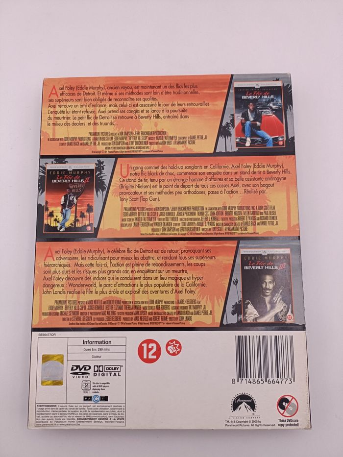 Coffret DVD Le flic de Beverly Hills La trilogie - photo numéro 2