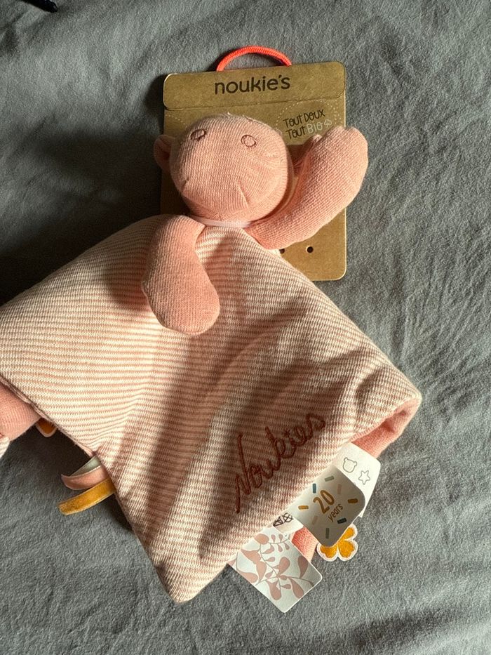 Doudou Lola Rose Vache Noukies bio - photo numéro 4