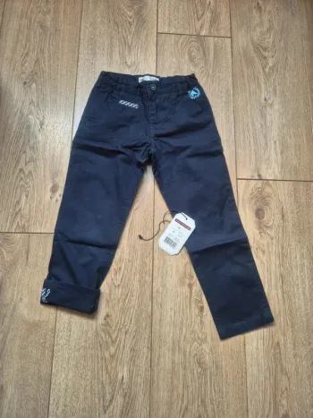 Pantalon "sergent major" bleu foncé 4 ans neuf