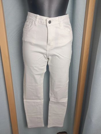 Md'M jean blanc été taille haute T.36/38 neuf
