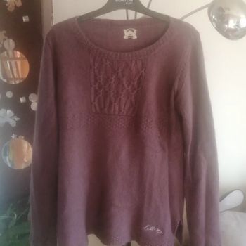🌸Pull taupe angora Taille 38 "Billabong" 🌸